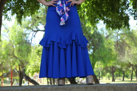 BATA DANIELA AZUL ELÉCTRICO - Imagen 2
