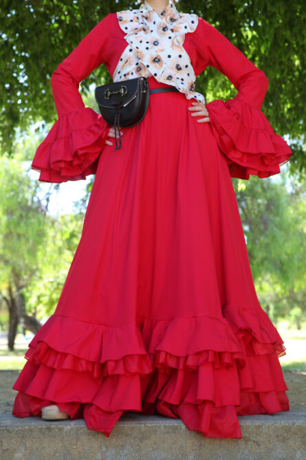 BATA ROMERA GABRIELA ROJA - Imagen 2
