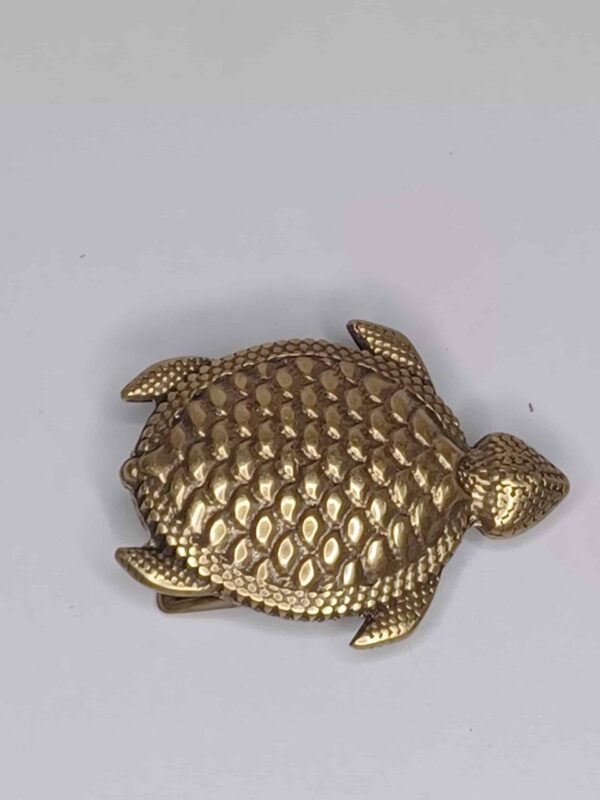 Hebilla tortuga dorada