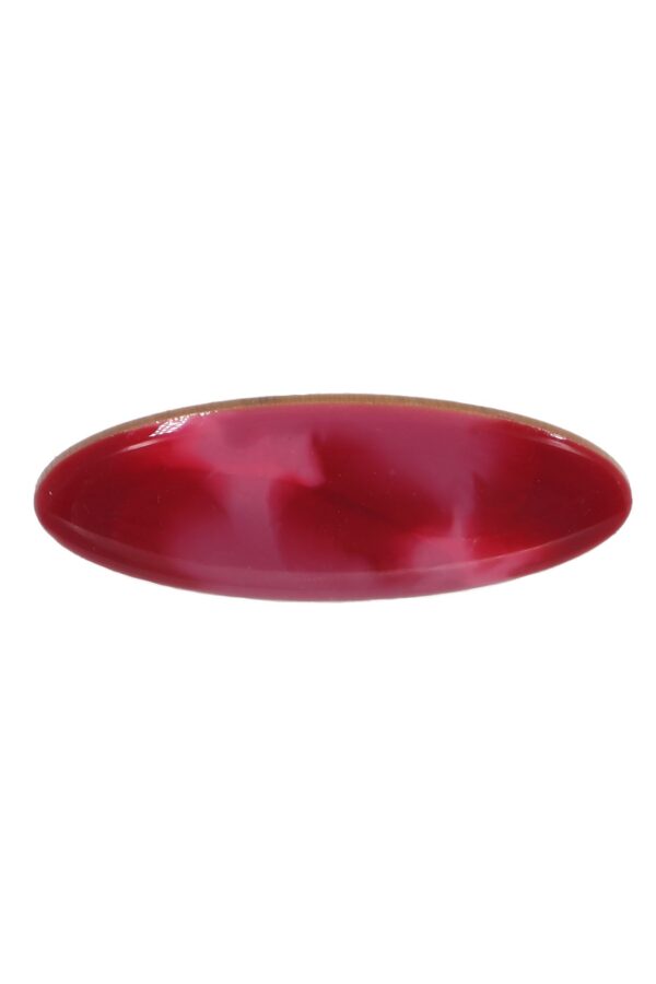 Broche de flamenca mediano esmaltado acuarela color sangría degradado