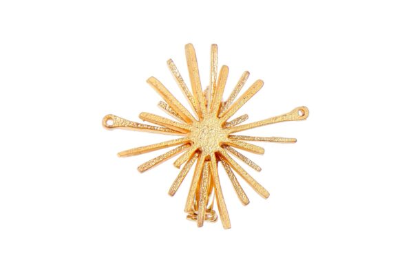 Broche dorado de estrella