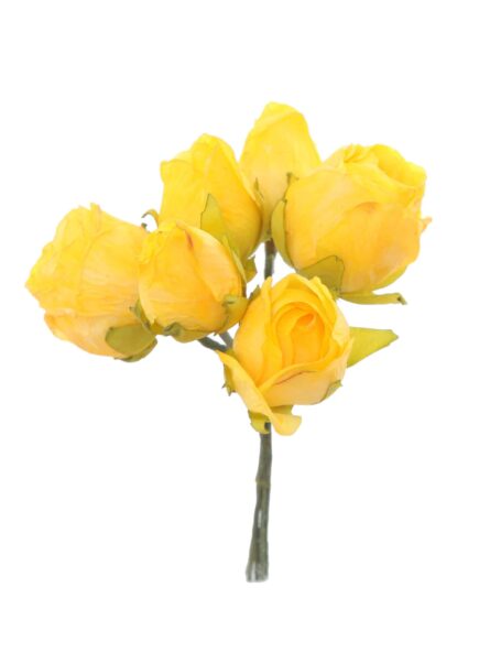 Capullo envejecido de rosas color Amarillo - Imagen 1