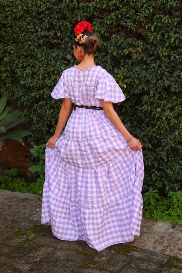 BATA ROCIERA VICHY COLOR MALVA