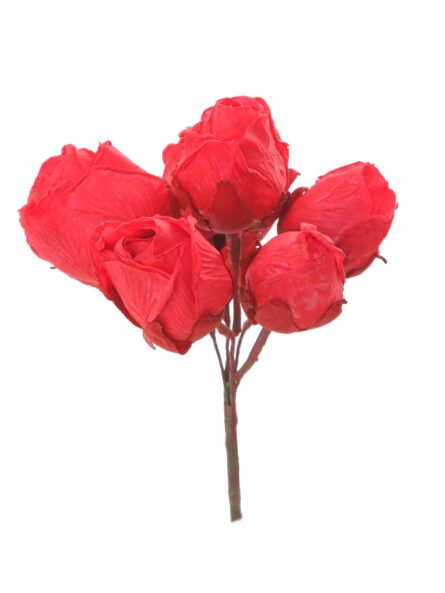 Capullo envejecido de rosas color Coralina - Imagen 2