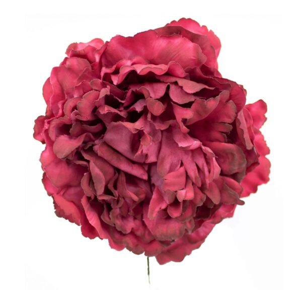 Flor de flamenca estilo peonia Tinto