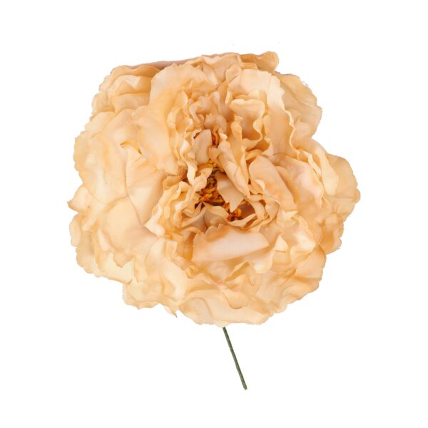 Flor de flamenca estilo peonia color Tostado