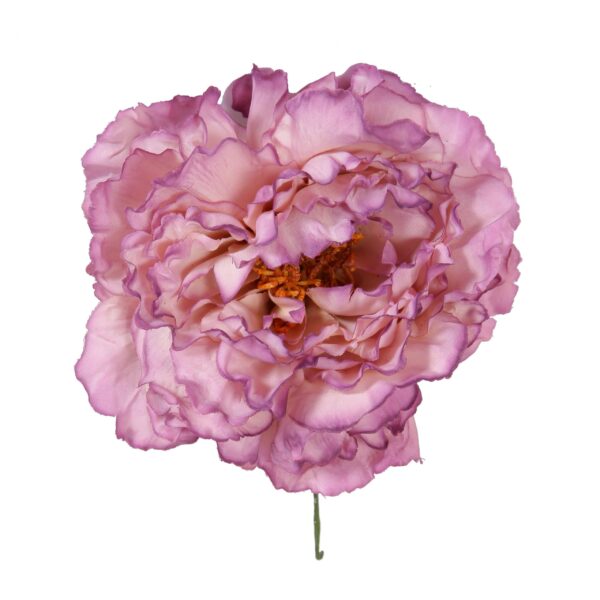 Flor de flamenca estilo peonia color malva antiguo
