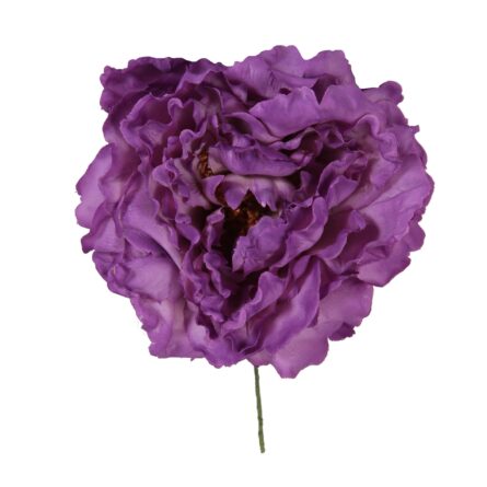 Flor de flamenca estilo peonia color morado - Imagen 1