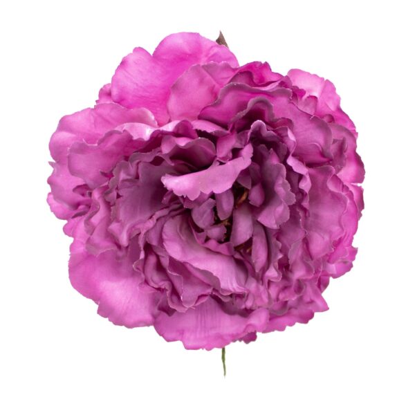 Flor de flamenca estilo peonia color cardenal