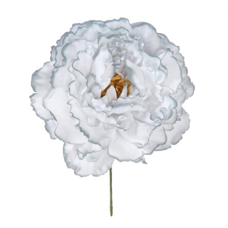 Flor de flamenca estilo peonia Gris Claro - Imagen 1
