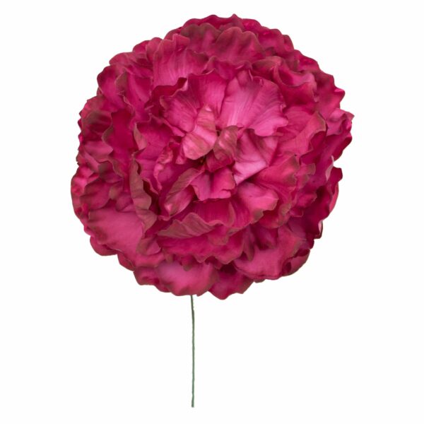 Flor de flamenca estilo peonia color Buganvilla Oscuro