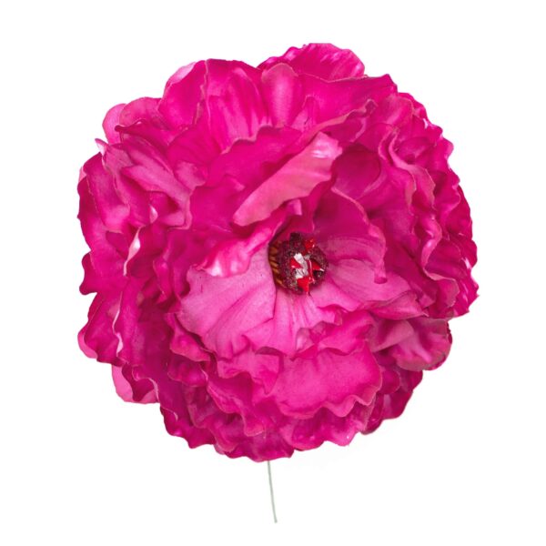 Flor de flamenca estilo peonia color Buganvilla