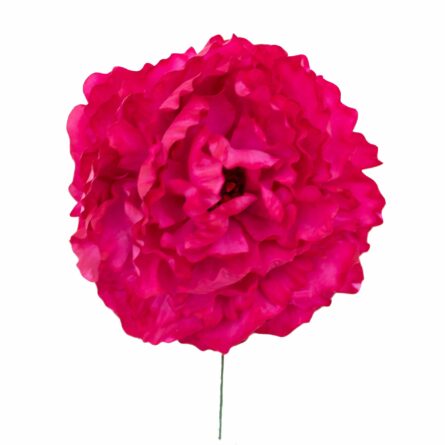 Flor de flamenca estilo peonia color Buganvilla - Imagen 1
