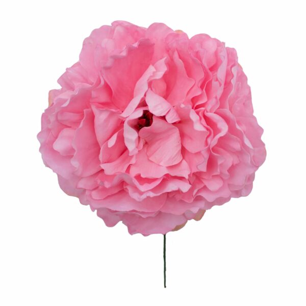 Flor de flamenca estilo peonia color Rosa