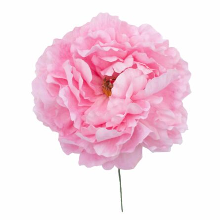 Flor de flamenca estilo peonia color Rosa Bebé - Imagen 1