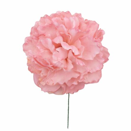 Flor de flamenca estilo peonia color Rosa Palo - Imagen 1