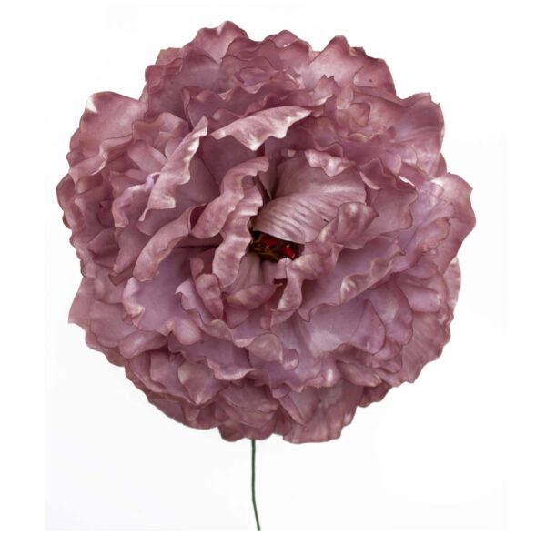 Flor de flamenca estilo peonia color Malva Antiguo