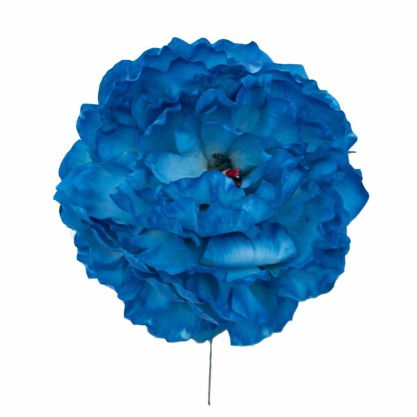 Flor de flamenca estilo peonia color Azafata