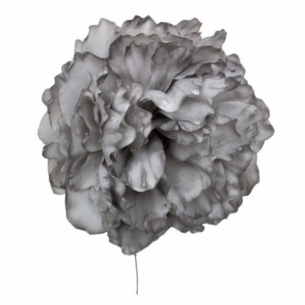 Flor de flamenca estilo peonia color Gris