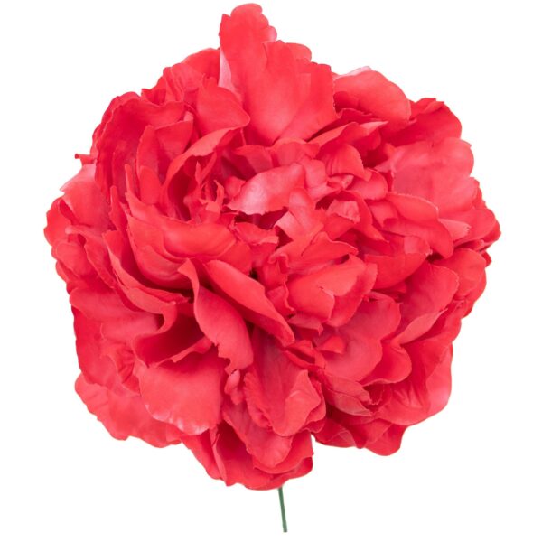 Flor de flamenca estilo peonía color Rojo Carmín