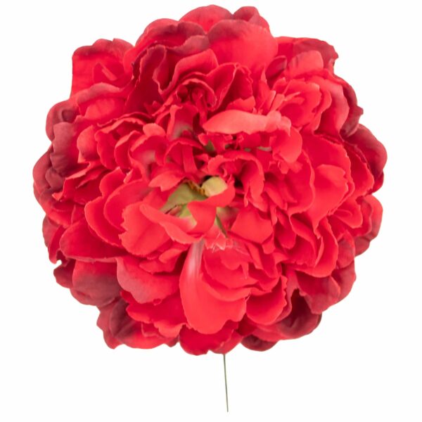 Flor de flamenca estilo peonía color Rojo