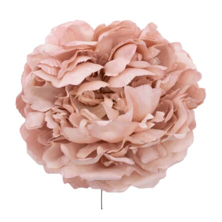 Flor de flamenca estilo peonía color Rosa Nude - Imagen 1