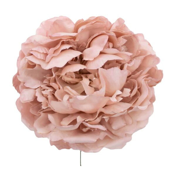 Flor de flamenca estilo peonía color Rosa Nude