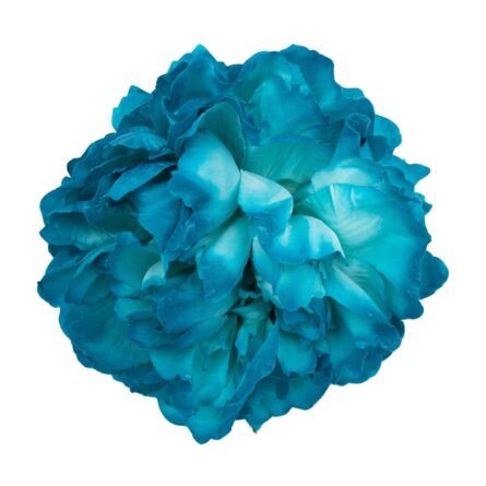 Flor de flamenca estilo peonía color Aguamarina - Imagen 1