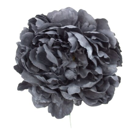 Flor de flamenca estilo peonia color Negro - Imagen 1