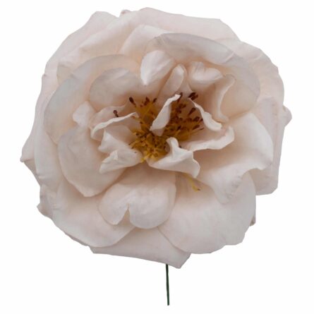 Rosa de flamenca color Marfil - Imagen 1