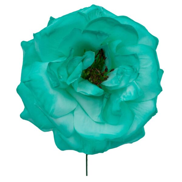 Rosa de flamenca color Verde Agua