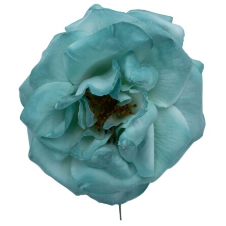 Rosa de flamenca color Verde Agua Envejecido - Imagen 1