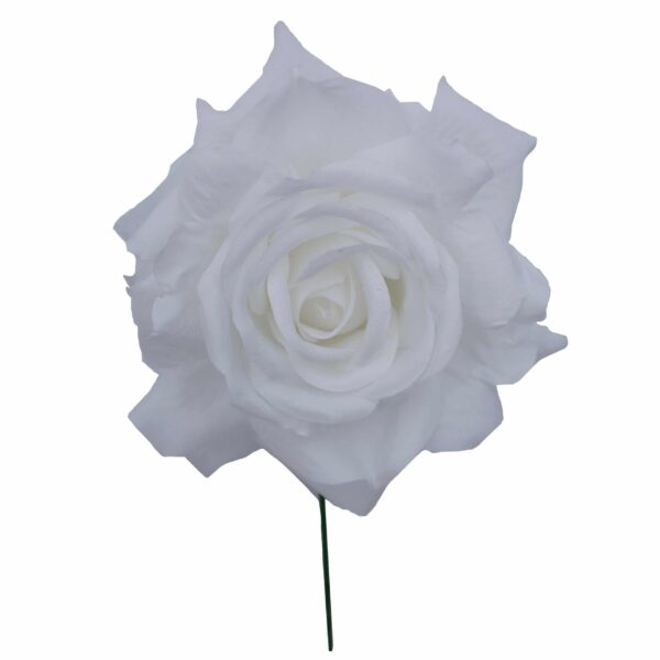 Rosa de flamenca color Blanco
