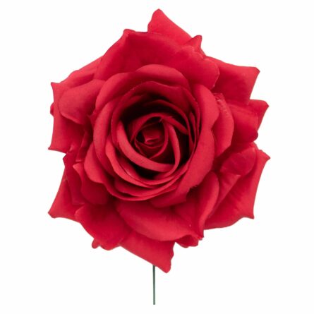 Rosa de flamenca color Rojo - Imagen 1