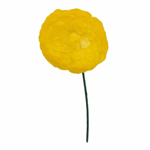 Flor de flamenca mediana color Amarillo