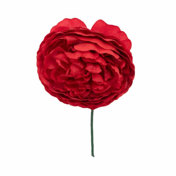 Flor de flamenca mediana color Rojo