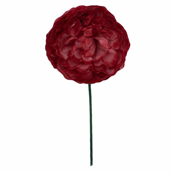 Flor de flamenca mediana color Carmín
