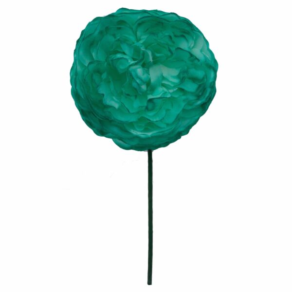 Flor de flamenca mediana color Verde Agua