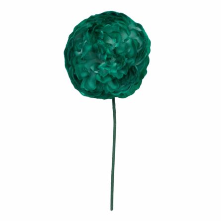 Flor de flamenca mediana color Verde Esmeralda - Imagen 1