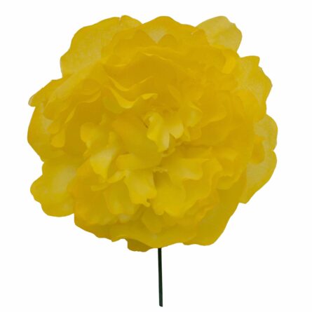 Flor de flamenca mediana color Amarillo - Imagen 1