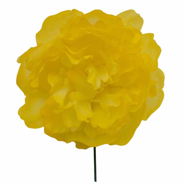 Flor de flamenca mediana color Amarillo