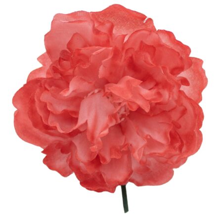 Flor de flamenca mediana color Coral - Imagen 1