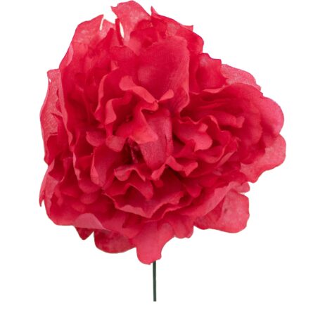 Flor de flamenca mediana color Rojo - Imagen 1