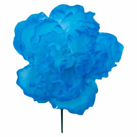 Flor de flamenca mediana color Azul Turquesa - Imagen 1