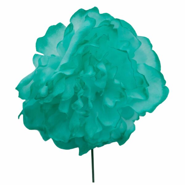 Flor de flamenca mediana color Verde Agua