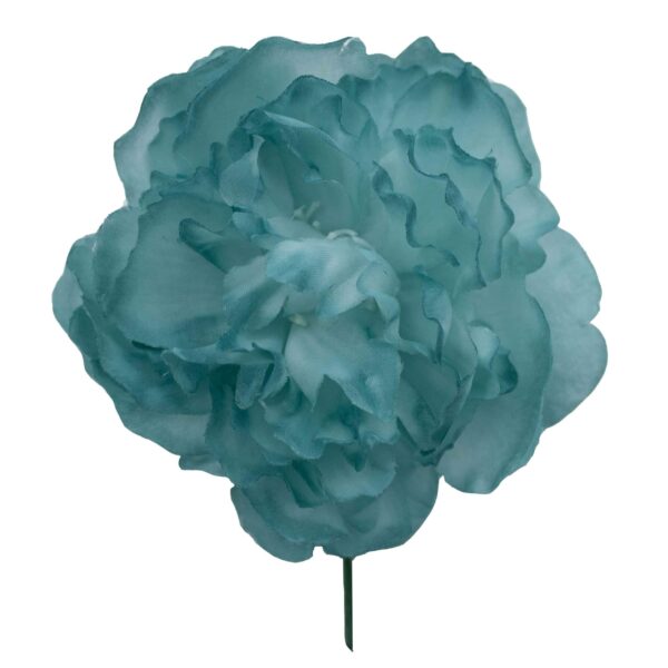 Flor de flamenca mediana color Verde Agua Envejecido
