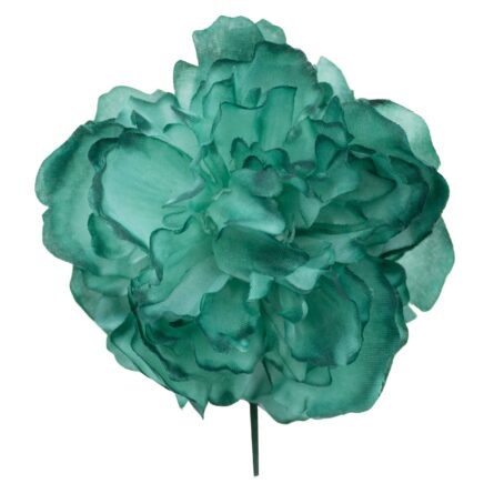 Flor de flamenca mediana color Verde Botella - Imagen 1