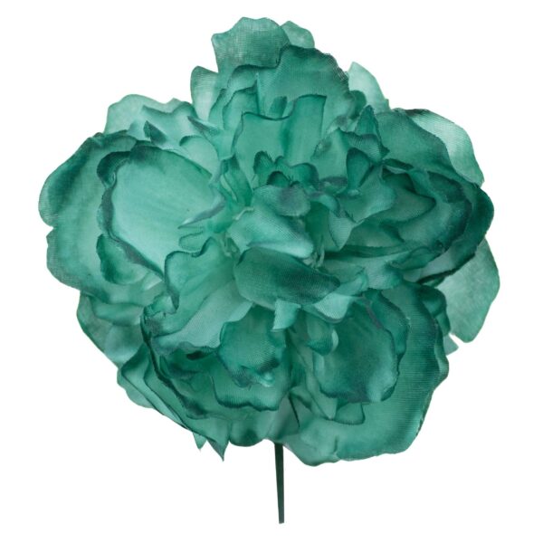 Flor de flamenca mediana color Verde Botella