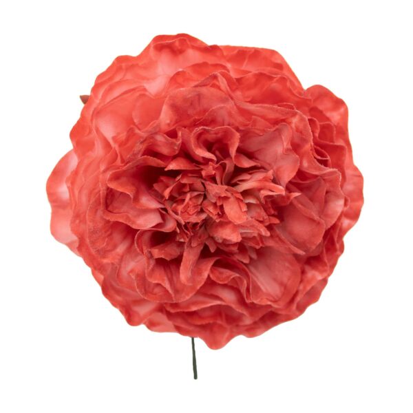Flor de flamenca mediana color Coral