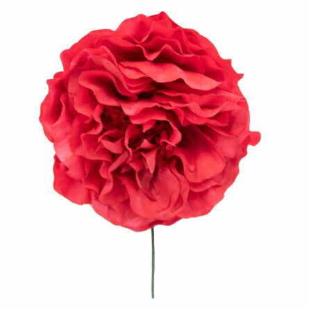 Flor de flamenca mediana color Rojo Guinda - Imagen 1